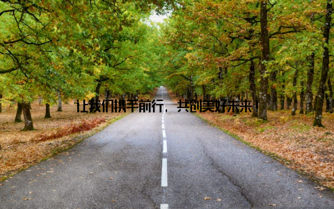 让我们携手前行, 共创美好未来!