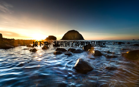 接下来, 我来到了养殖产品展区