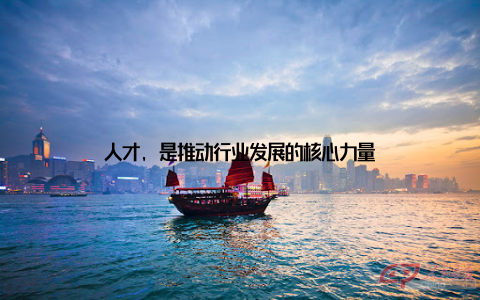 人才, 是推动行业发展的核心力量