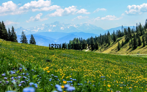 这句话让我深受启发