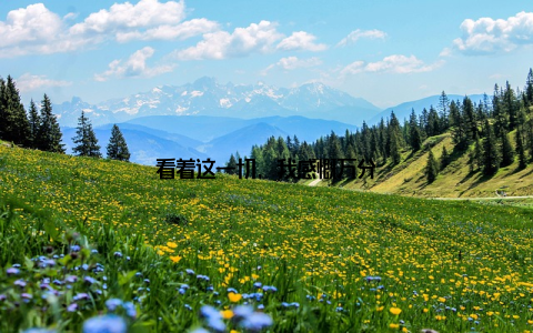看着这一切, 我感慨万分