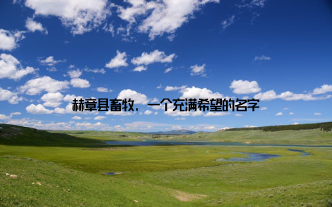 赫章县畜牧, 一个充满希望的名字