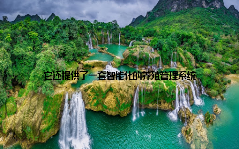 它还提供了一套智能化的养殖管理系统